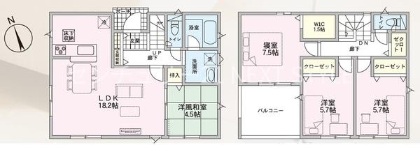 甲斐市篠原の新築一戸建