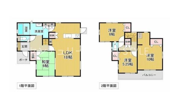甲府市新田町の中古一戸建