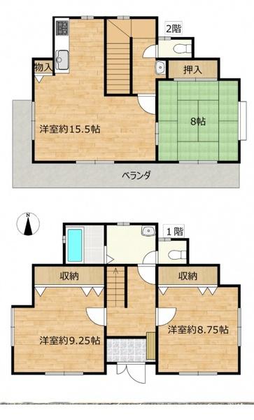 北杜市明野町上手の中古一戸建