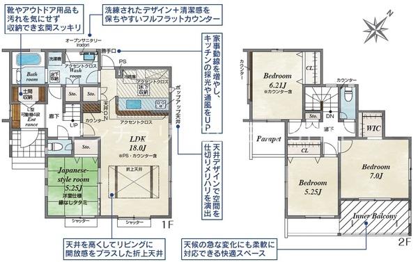 甲斐市志田の新築一戸建