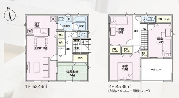 笛吹市石和町河内の新築一戸建
