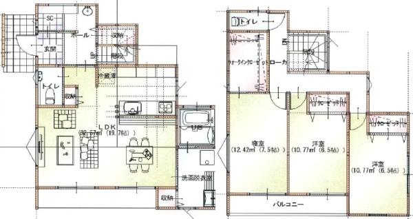 甲府市古府中町の新築一戸建