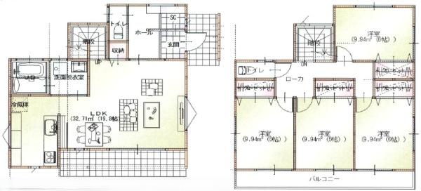 甲府市古府中町の新築一戸建