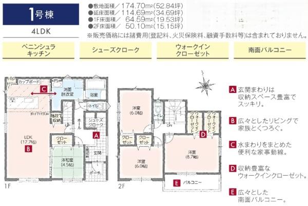 甲府市千塚１丁目の新築一戸建