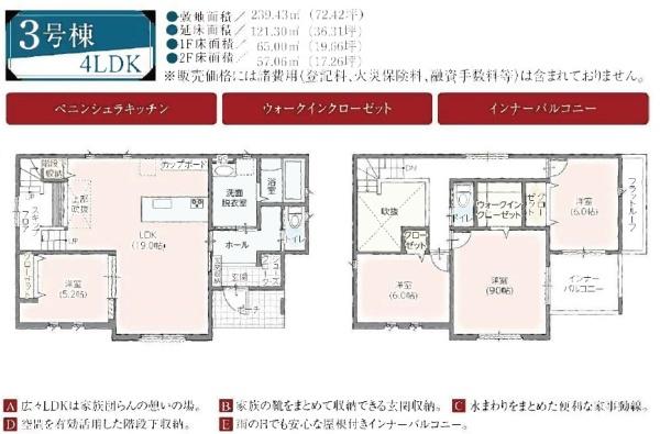 甲斐市篠原の新築一戸建