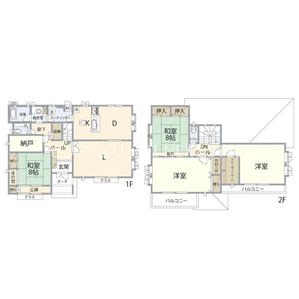 甲斐市龍地の中古一戸建