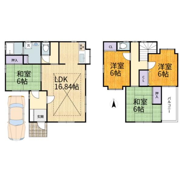 高槻市上土室６丁目の中古一戸建て