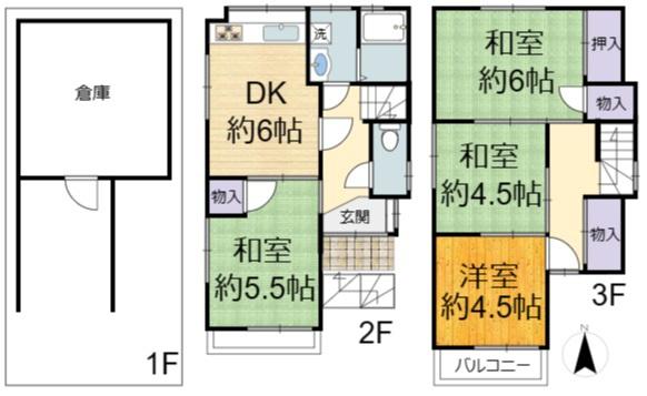 高槻市大塚町３丁目の中古一戸建