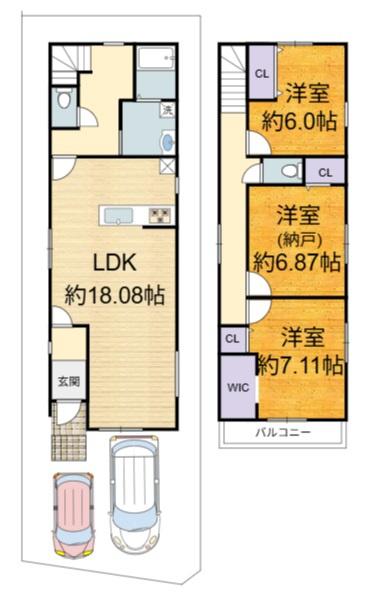 高槻市柳川町２丁目の新築一戸建