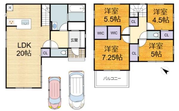 高槻市日吉台六番町の新築一戸建
