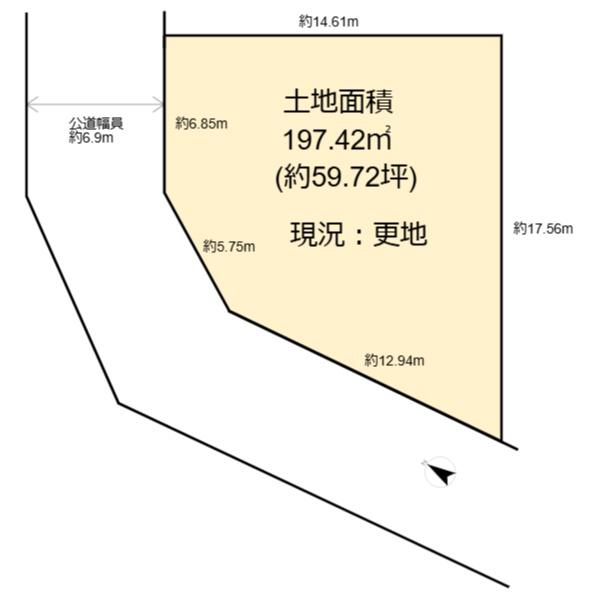 高槻市松が丘４丁目の売土地