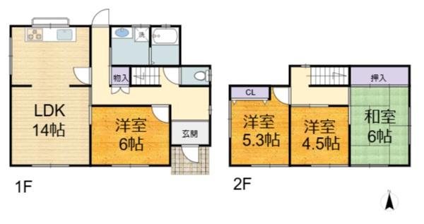 高槻市弥生が丘町の中古一戸建