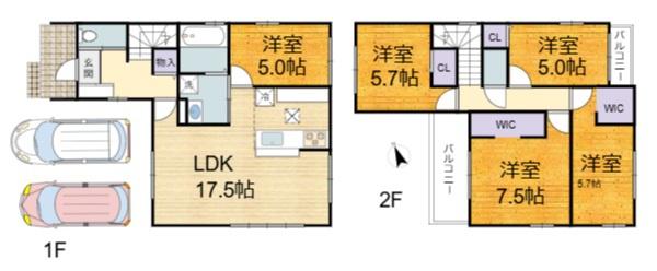 高槻市清水台１丁目の新築一戸建
