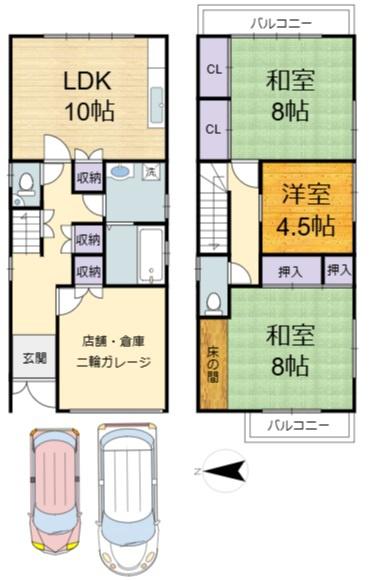 高槻市野田３丁目の中古一戸建