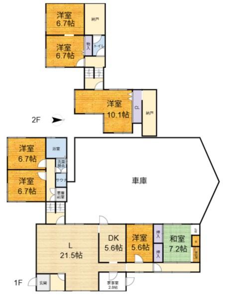 高槻市大字原の中古一戸建