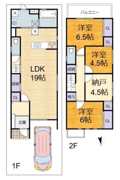 高槻市西冠２丁目の新築一戸建