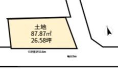 高槻市西面中２丁目の売土地