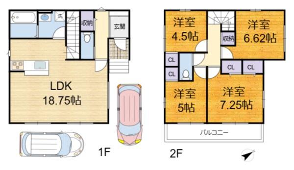 高槻市大冠町１丁目の新築一戸建