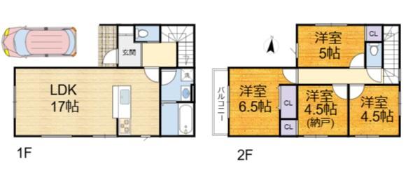 高槻市東五百住町２丁目の新築一戸建
