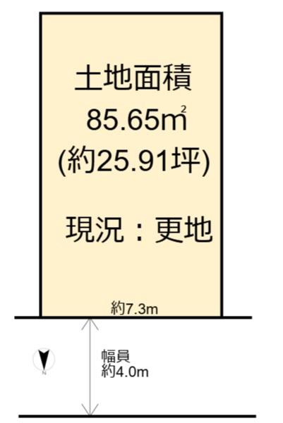 高槻市八幡町の売土地
