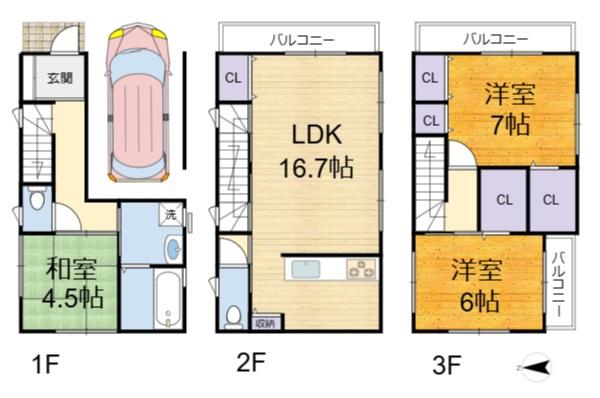 高槻市西冠２丁目の売土地