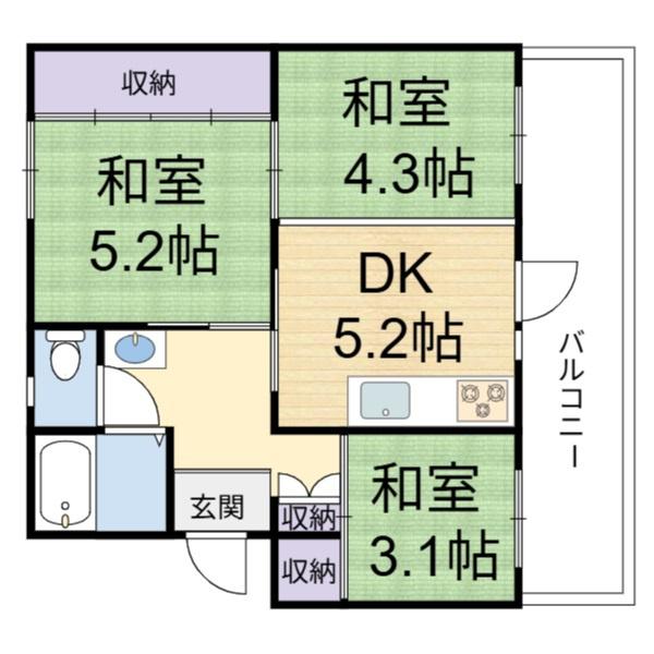 富田第二住宅74号棟