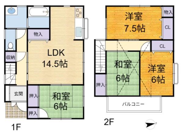 高槻市大塚町５丁目の中古一戸建