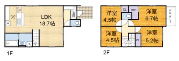 高槻市東上牧２丁目の新築一戸建
