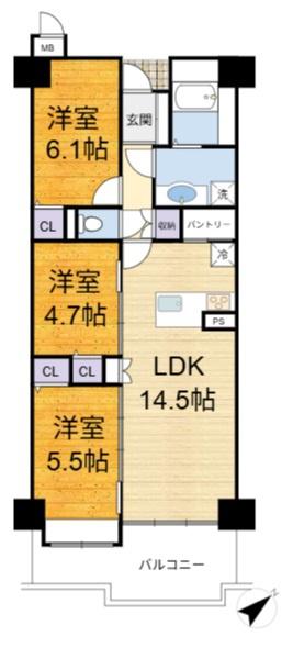 エンゼルハイムリバーサイド高槻