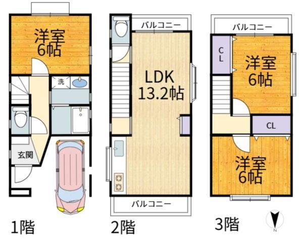 高槻市下田部町１丁目の中古一戸建