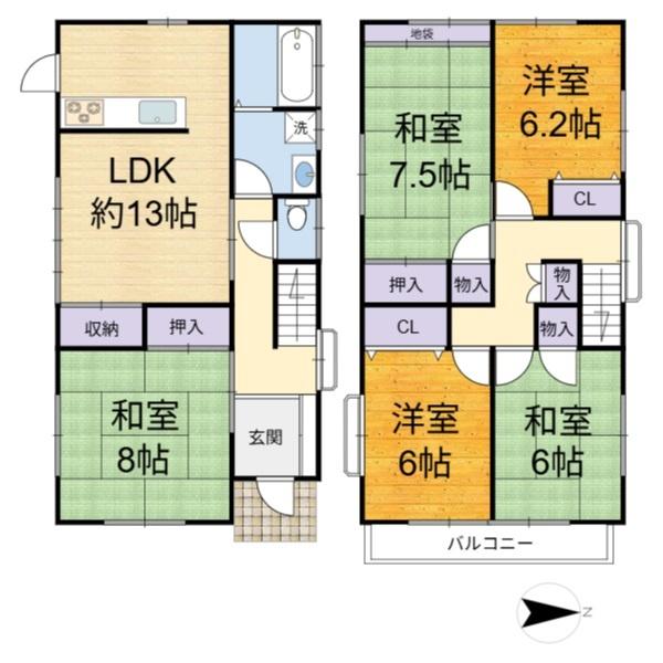 高槻市柱本６丁目の中古一戸建