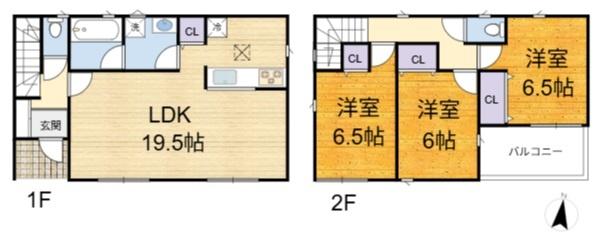 高槻市野田１丁目の新築一戸建