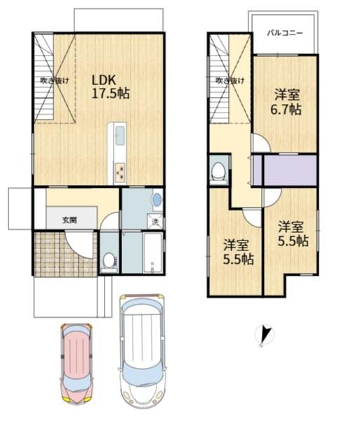 高槻市日吉台七番町の新築一戸建