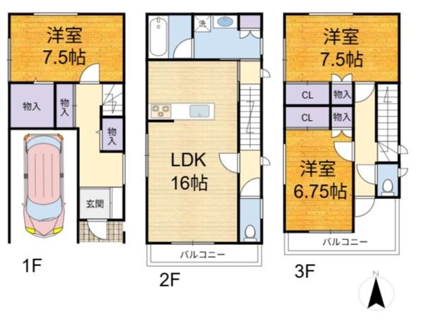 高槻市津之江町３丁目の新築一戸建
