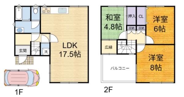 高槻市寿町3丁目の中古テラスハウス