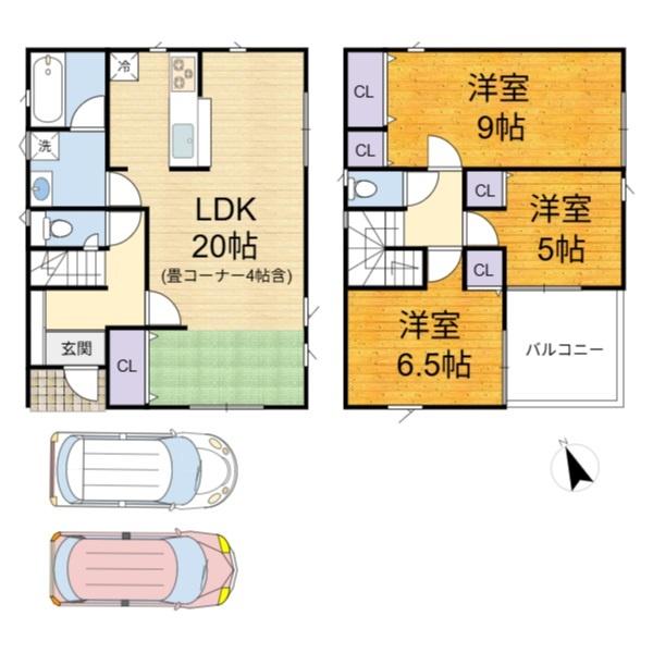 高槻市唐崎中１丁目の新築一戸建