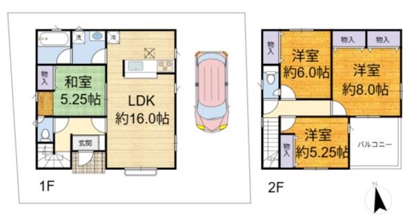高槻市唐崎中１丁目の新築一戸建