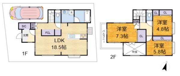 高槻市松が丘２丁目の新築一戸建