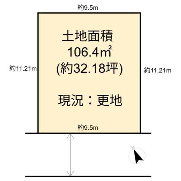 高槻市東城山町の売土地