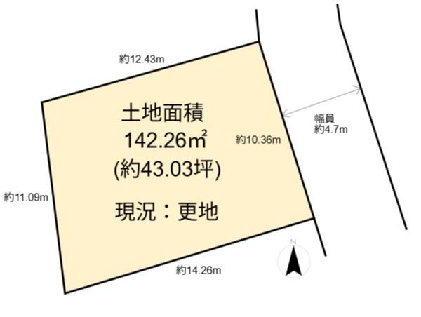 高槻市東城山町の売土地