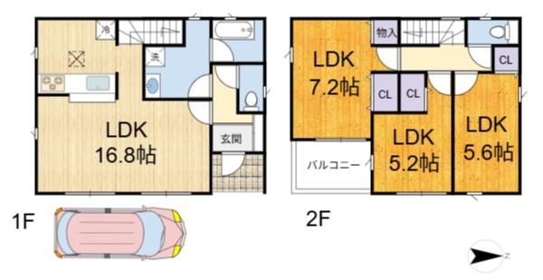 高槻市永楽町の新築一戸建