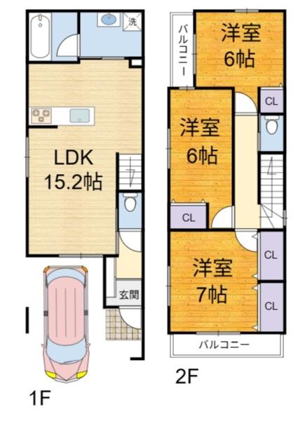 高槻市野田３丁目の新築一戸建