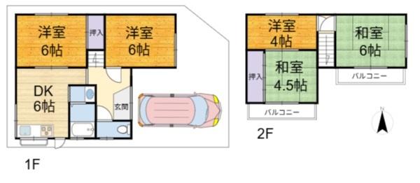 高槻市深沢本町の中古一戸建