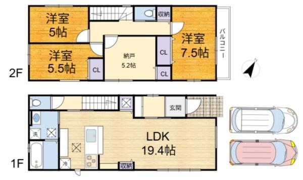 高槻市奥天神町1丁目の新築一戸建