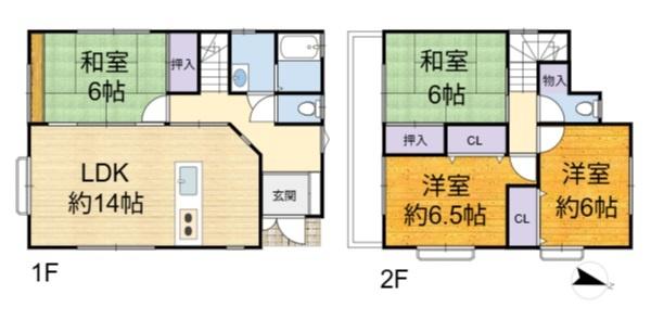 高槻市奈佐原４丁目の中古一戸建