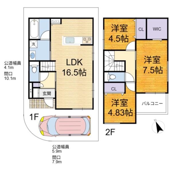 高槻市東上牧２丁目の売土地