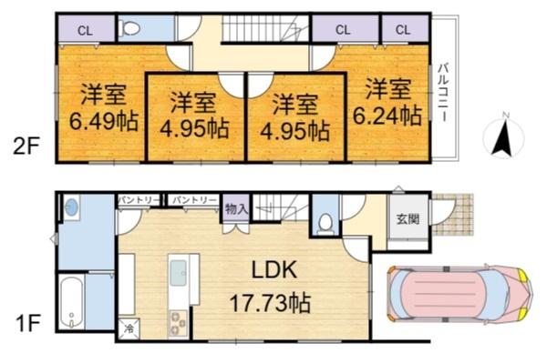 高槻市富田町6丁目の新築一戸建