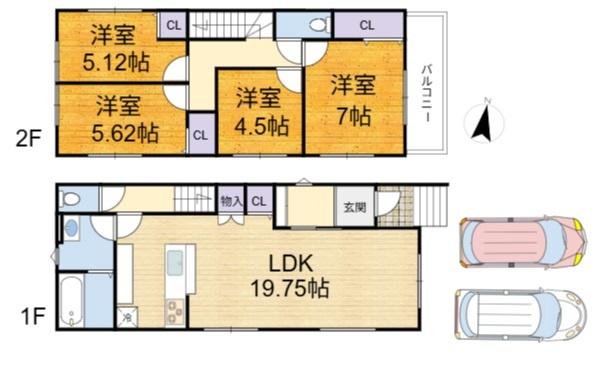 高槻市富田町6丁目の新築一戸建