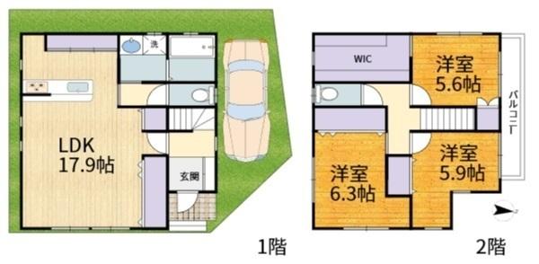 高槻市柱本６丁目の中古一戸建