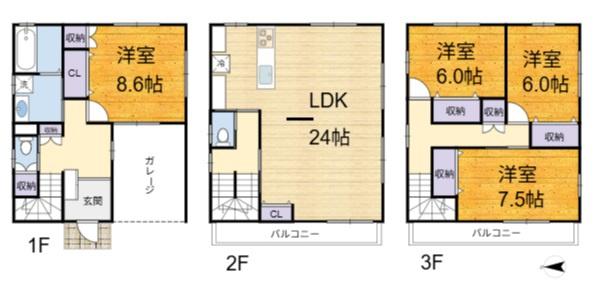 高槻市津之江町２丁目の中古一戸建